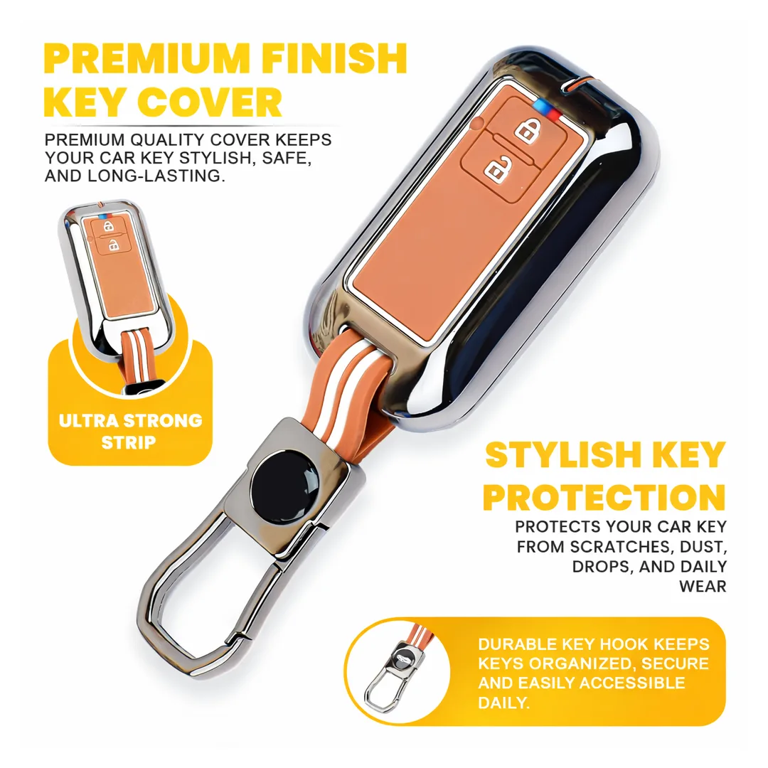 Key Cover for Baleno Chrome