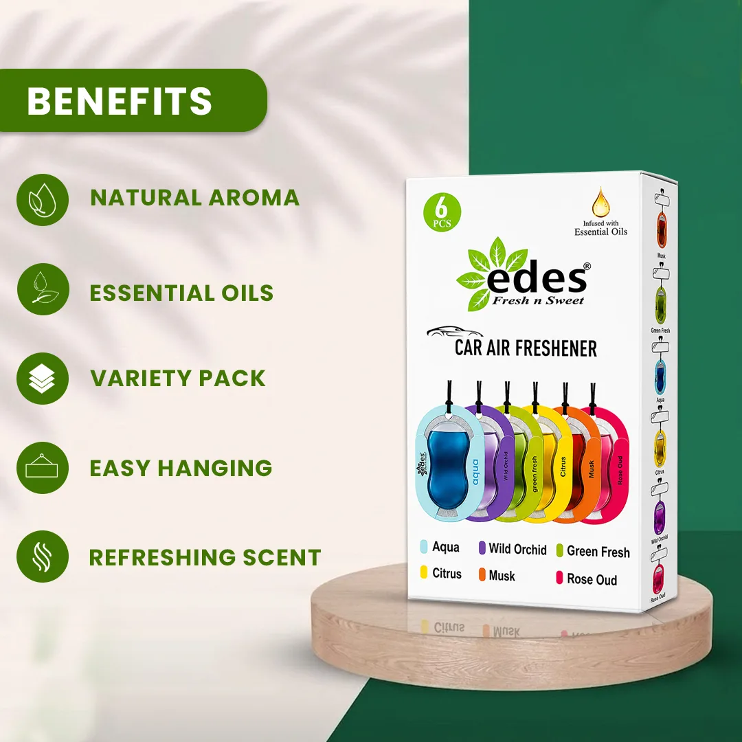 EDES Car Air Freshener Pack-6
