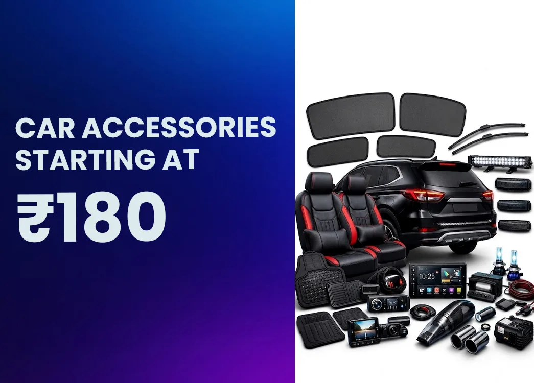 Buy Car Accessories Online Starting at Rs.180 In India