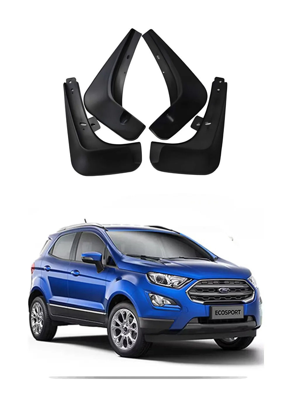 Mud Flap Ecosport 17-20 Moto