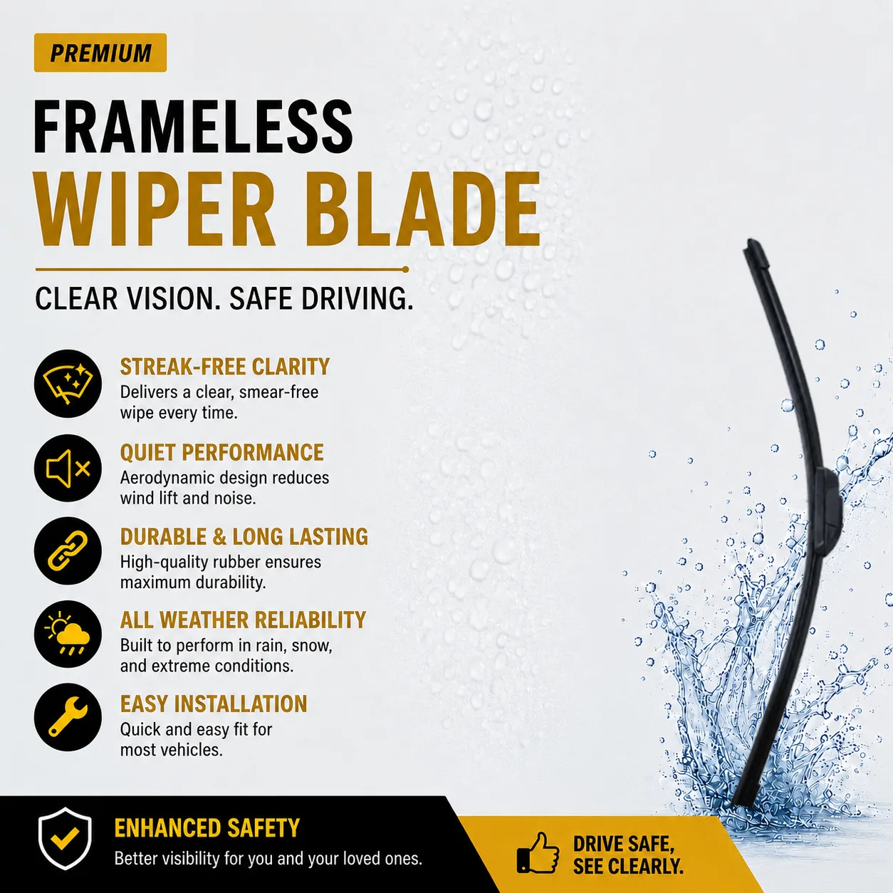 Wiper for Etios Liva 13-14